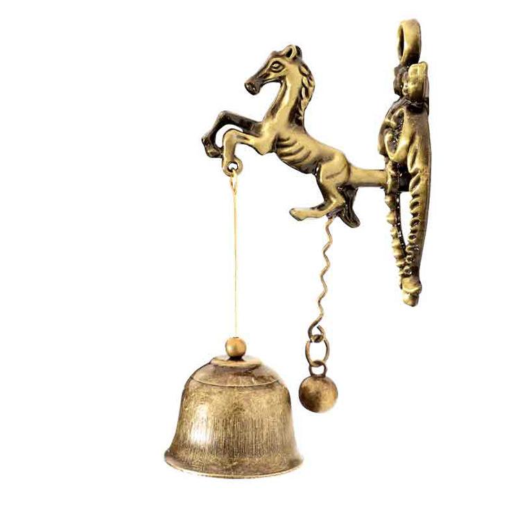 Vintage Style Animal Doorbells Metal Iron Bells Wind Bells Ornamental Walls Horses Elephant Owls AVE