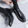 Business Men's Leather Shoes Classic Gentleman Design Style Outdoor Leisure Business Party Office and Wedding Groom's Shoes New