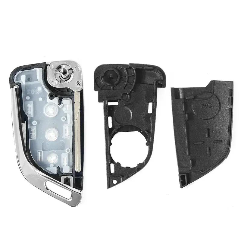 KEYYOU With Cutting Service Car Key Shell For Vw B5 Volkswagen Beetle Caddy Passat Golf Jetta Polo Scirocco Touran Skoda Seat