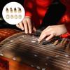 Alasum Guzheng Nails, White, Guzheng Protector Set, Koto Nail Picks, Finger Picks, Biwa, Stringed Instrument Practice