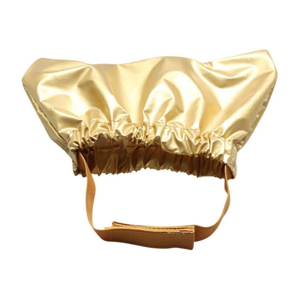 Waterproof Pet Bathing Cap Adjustable Rubber Band Reusable Cat Shower Cap Elastic Headgear Comfortable Ear Protection Pet Cap
