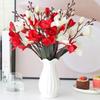 Artificial Magnolia Silk Bouquet DIY Flower Arrangement Home Floral Decoration