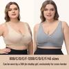 Бесшовный бюстгальтер большого размера, европейский и американский стиль, размеры 80B-120E
