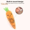 Plush Vegetable Dog Toy Boredom Stress Relief Stuffed Fruit Pet Chew Interactive Toy Puppy Calming Plush Doll Squeaky Toy Pet Supplies