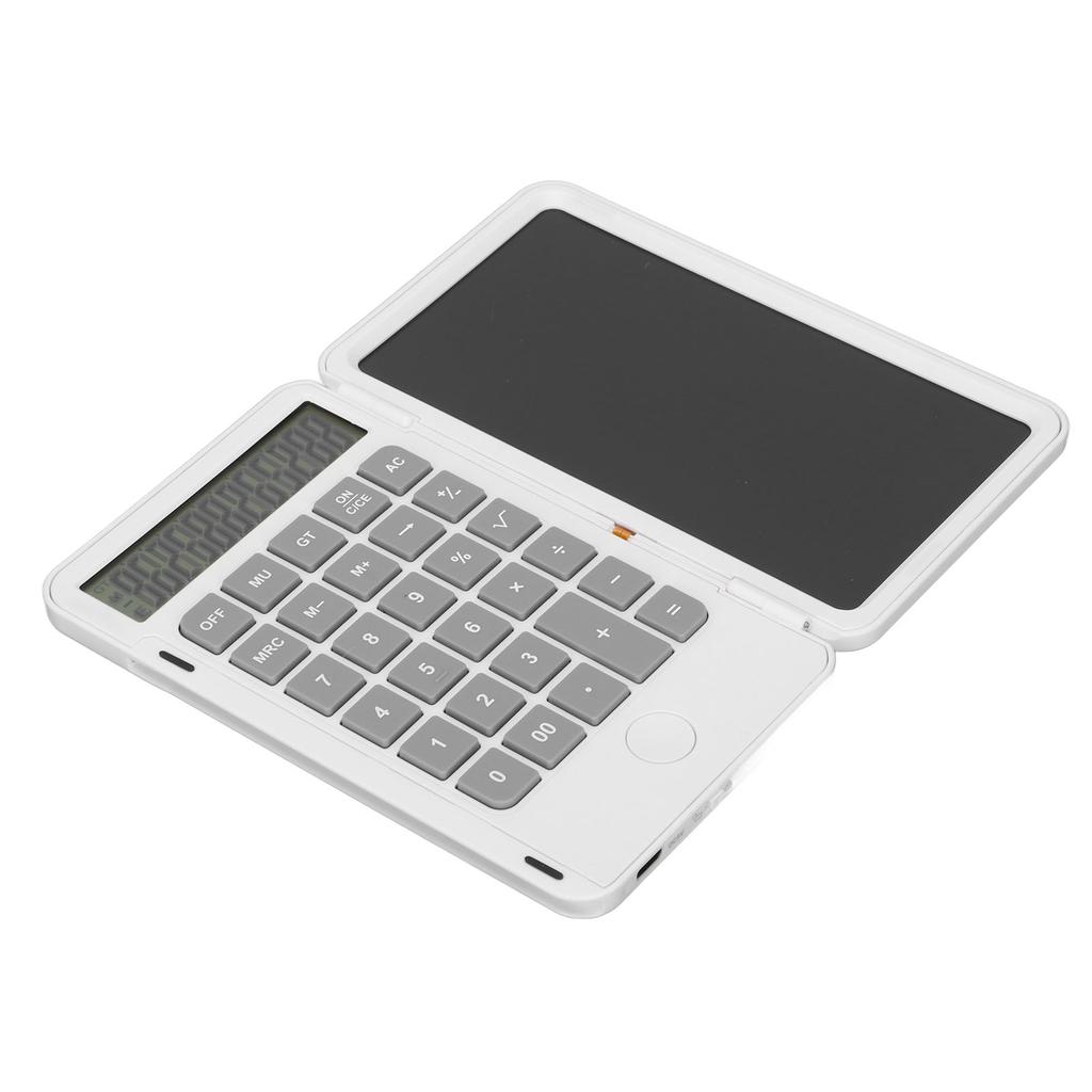Calculator Writing Tablet 6.5in LCD Chargeable Portable Paperless Drawing Handwriting Board