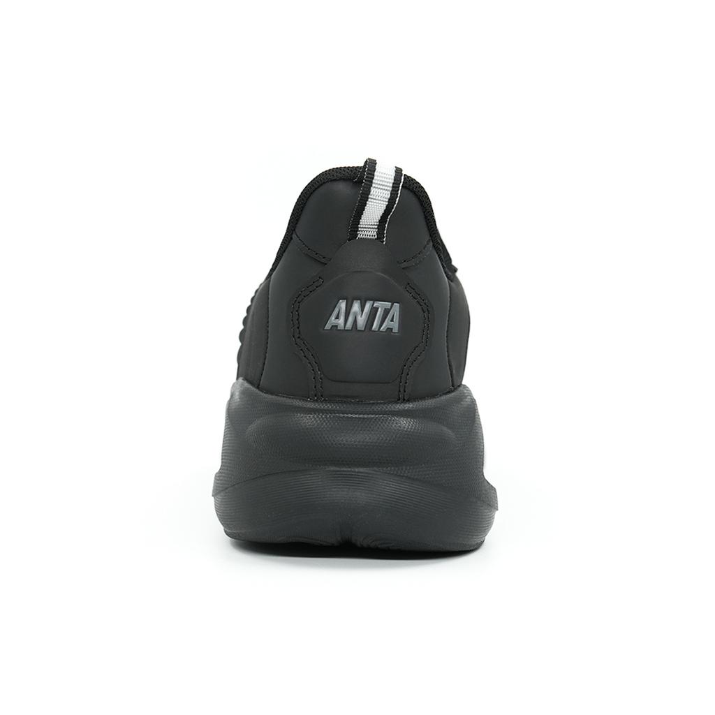 Anta Chao Bai Max Trendy Universal Comfortable Non-Slip Wear Resistance Low Top Casual Shoes Men Casual Shoes Black 112518841R-3