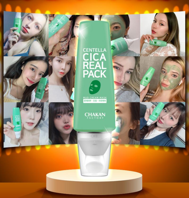[CHAKAN] Centella Cica Real Pack Смываемая грязевая крем-маска 100 мл