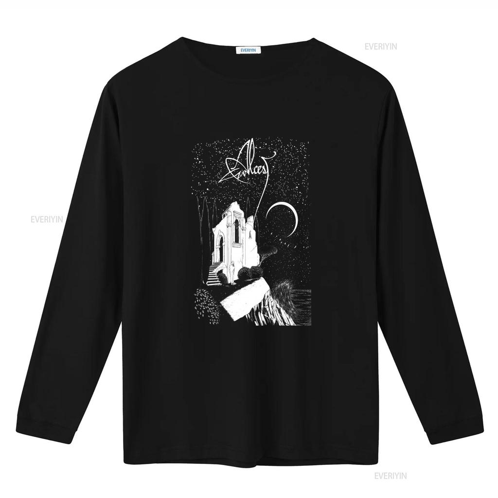 Оригинальная футболка ALCEST Garden приталенного кроя S 2XL НОВАЯ Дизайн с готическими лунными руинами Уникальный художественный принт для мужчин и женщин винтаж