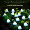 Светодиодные солнечные гирлянды в виде грибов - Уличное украшение для двора к празднику