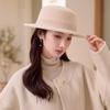 British Retro Women's Fedora Hat Fashion Commute Hat New Trilby Hat  Daily Commute