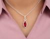 Pink Rubellite Gemstone 925Sterling Silver Jewelry Designer Pendant Gift For Her PP-59-5