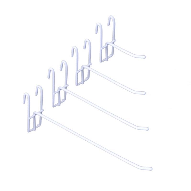 10 шт. крючков для сетчатых панелей, многоразовые вешалки для сетчатых панелей, металлический износостойкий крючок для хранения, съемная подставка для ювелирных изделий