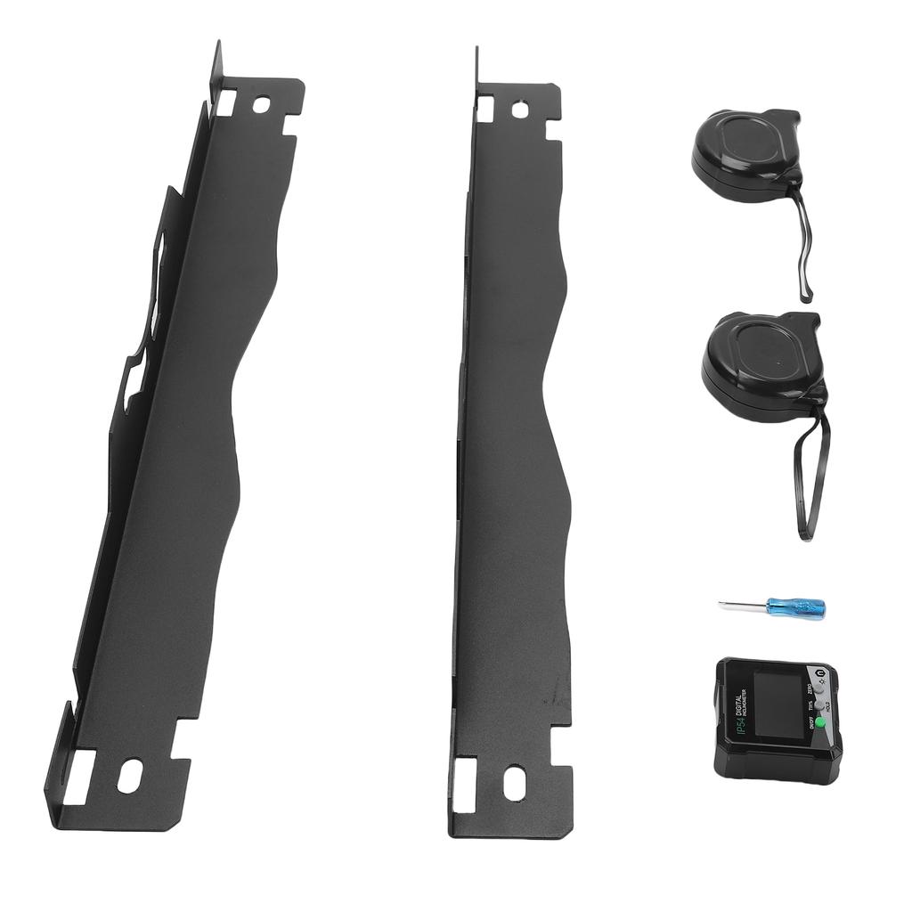 Wheel Alignment Tool Kit Accurate Measurement Automotive Toe Alignment Tool Plate with 2 Tape Measures 1 Digital Angle