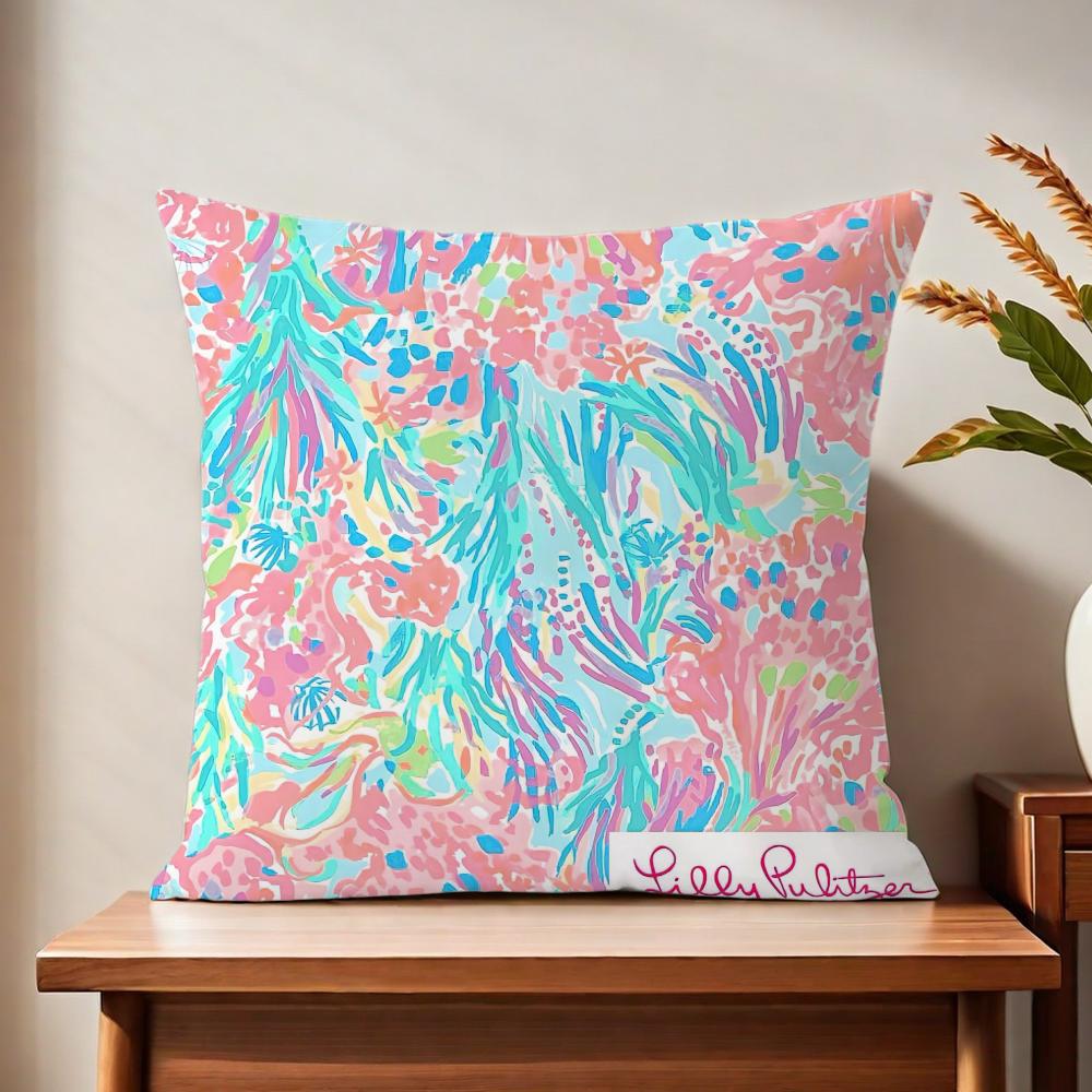 LLilly lurxury PPulitzer cushion cover For Pillow Printing Sofa Decoration Home Car Room Coffee Shop Office Nordic Simplicity
