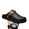 Summer Shoes for Men Lightweight EVA Sandals Solid Color Slippers for Men Anti-skid Soft Garden Clogs with Buckle Strap