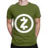Zcash ZEC Крипто Забавная Хлопковая Футболка 100% Zcash ZEC Футболки Топы Для Унисекса