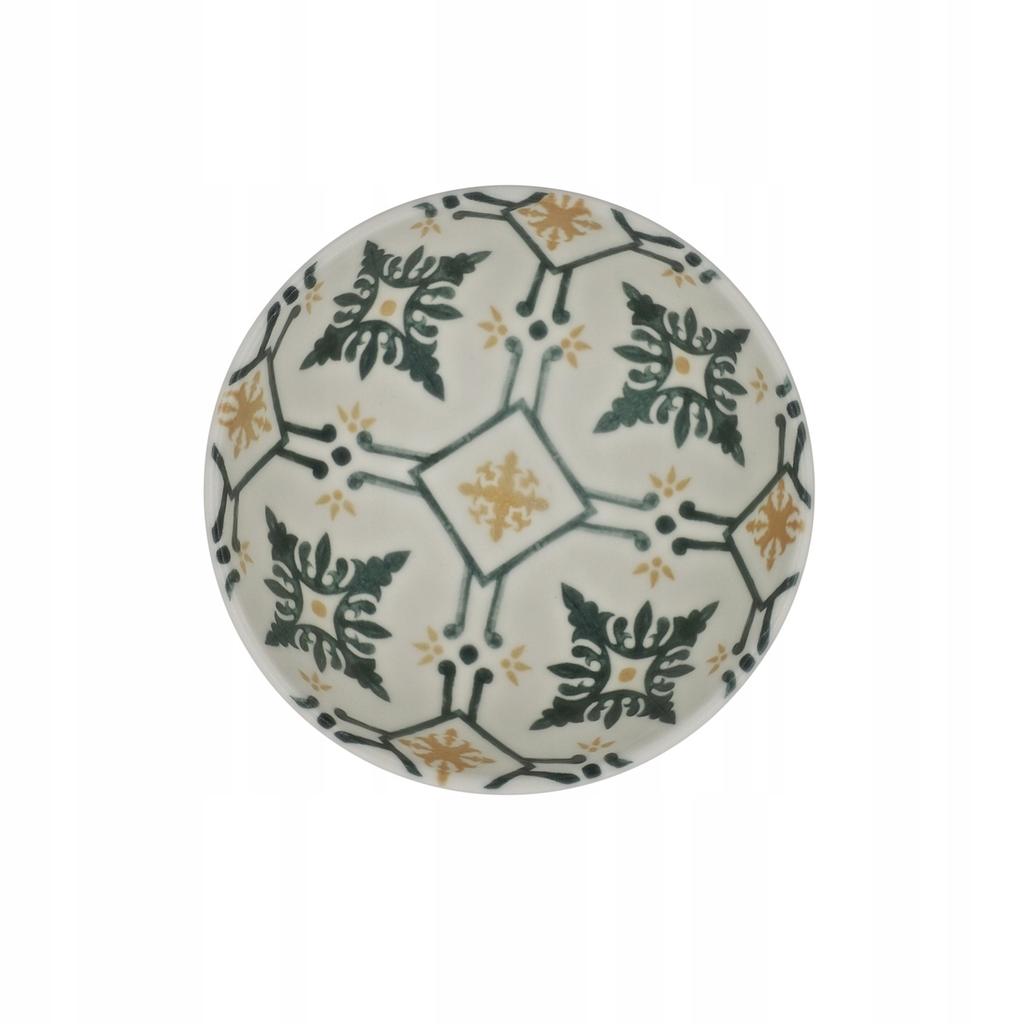 BOWL 12 cm CERAMIC SALAD BOWL MOSAIQUE OLIVE line PATTERN