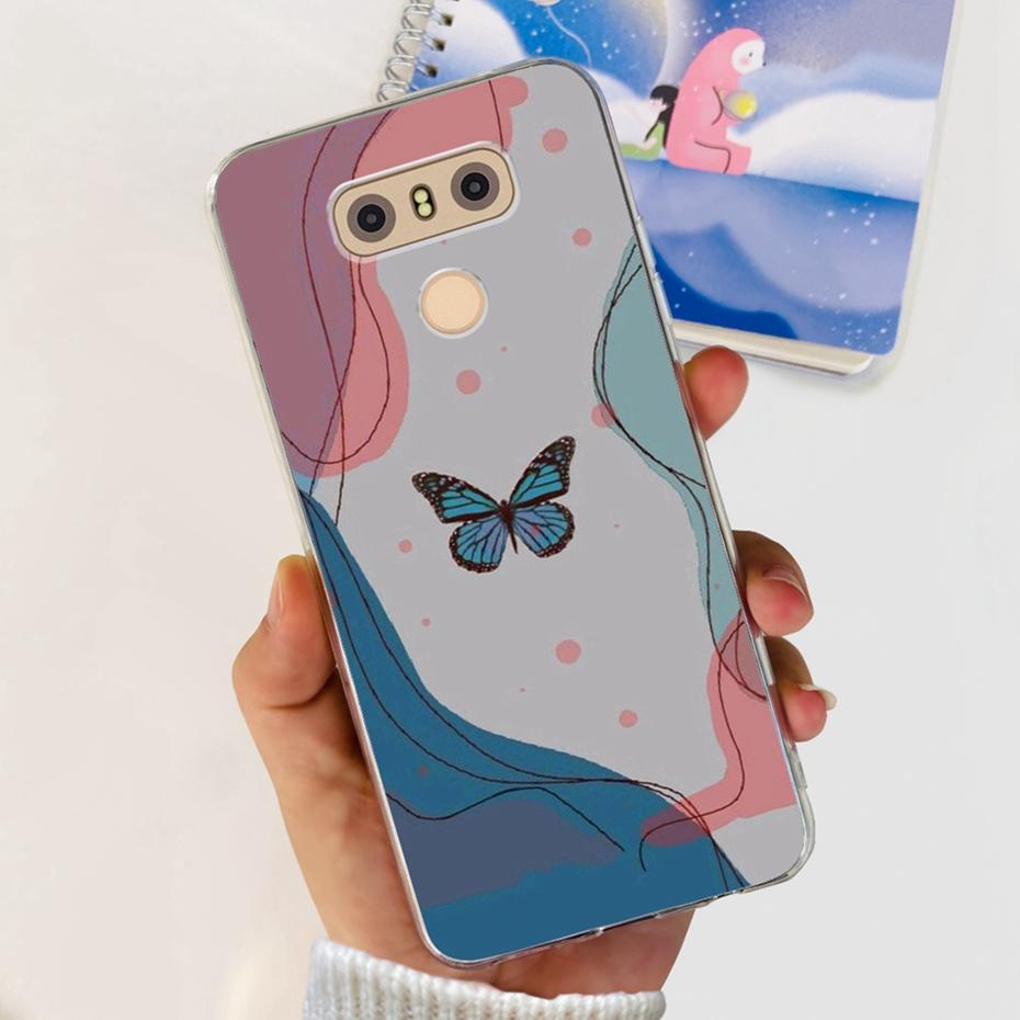 Чехол для LG Q6 Plus H870 H871 G600L G600K G600S Милый Цветочный Кот Узор Мягкий Силикон ТПУ Чехлы для Телефона для LG G6 G 6 G6plus
