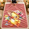 Flannel BlanketDuck Warm Soft Throw Blanket for Indoor Sofa Bed Living Room Use