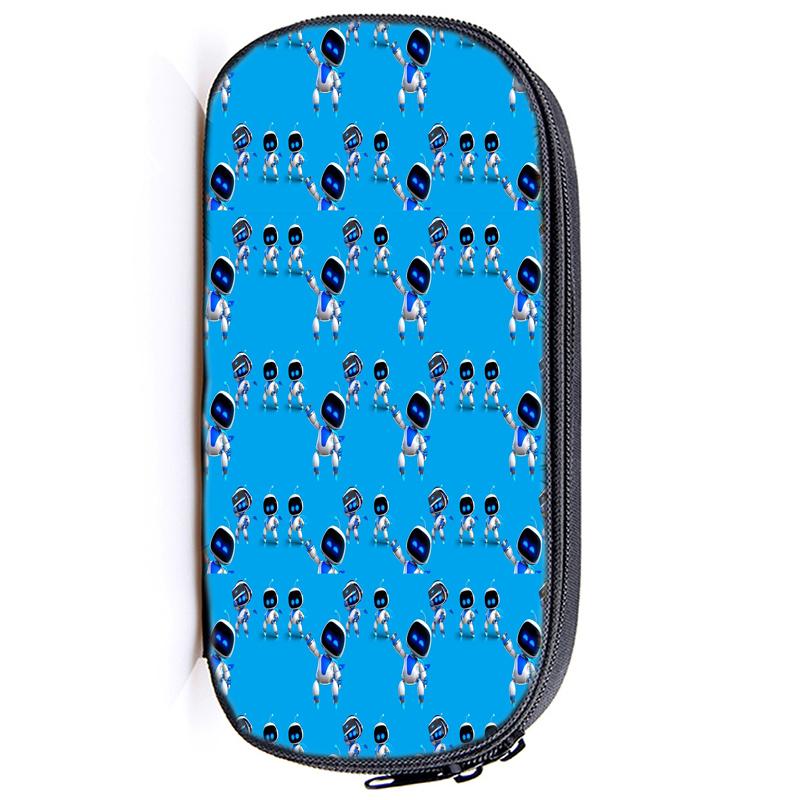 Пенал для карандашей Astro Bot Astronaut с застежкой-молнией, сумка-карандаш, функциональный портативный пенал с застежкой-молнией, канцелярские принадлежности для студентов