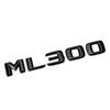 3D ABS Black Car Rear Trunk Badge Sticker Emblem ML300 ML320 ML350 ML400 ML500 Logo For Mercedes-Benz W166 W163 W164 Accessories FF72