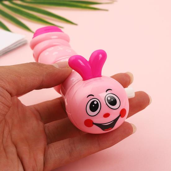 Заводная игрушка Гусеница Мультяшная гусеница Ползающая игрушка Малыши Мальчики Девочки Развивающая Интерактивная Пружинный Механизм Животное
