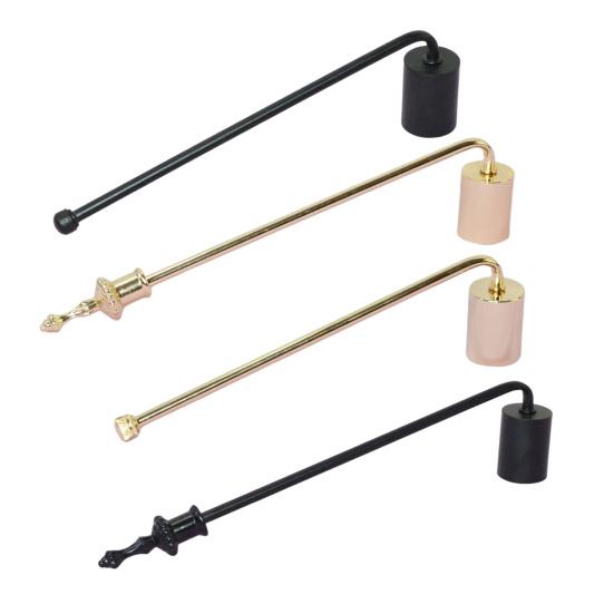 Metal Candle Snuffer Long Handle Candle Wick Flame Extinguisher Putting Out Candle Extinguishing Tool Decorative Candle Accessory