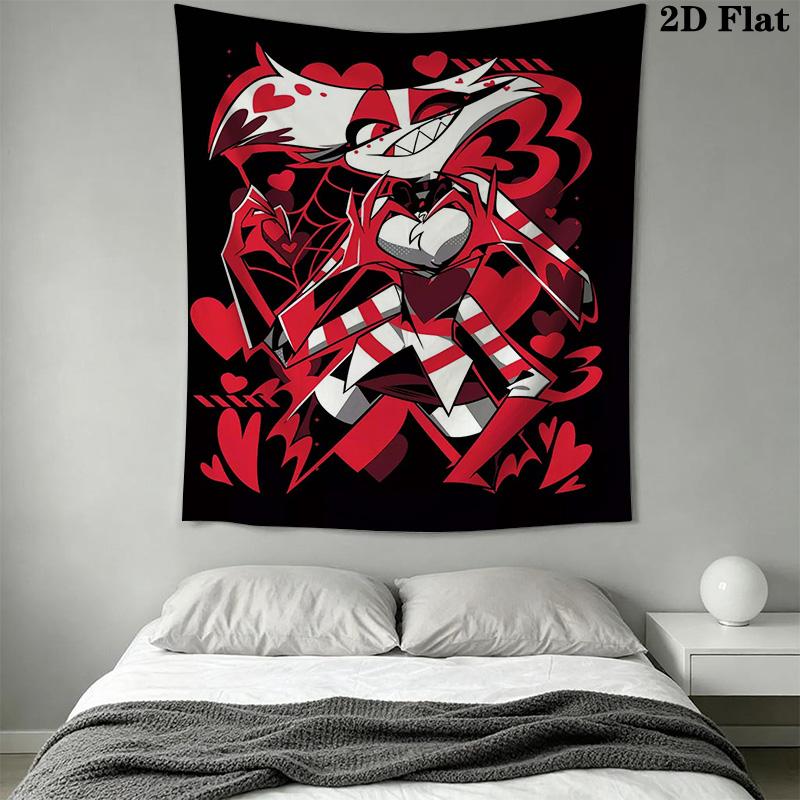 Chic Thorn Angel Cartoon Pattern Home Decor Tapestry, Wall Hanging, Decorative RV Wall Cloth.ZGT0914134