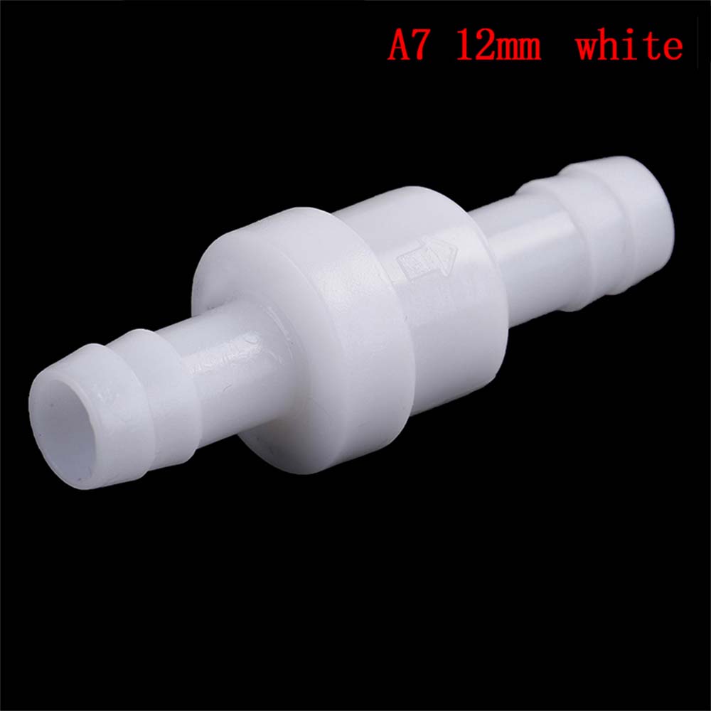 Water White 4mm / 6mm / 8mm / 12mm Non-Return Valves One-way Lnline Check Valve Water Stop Valve