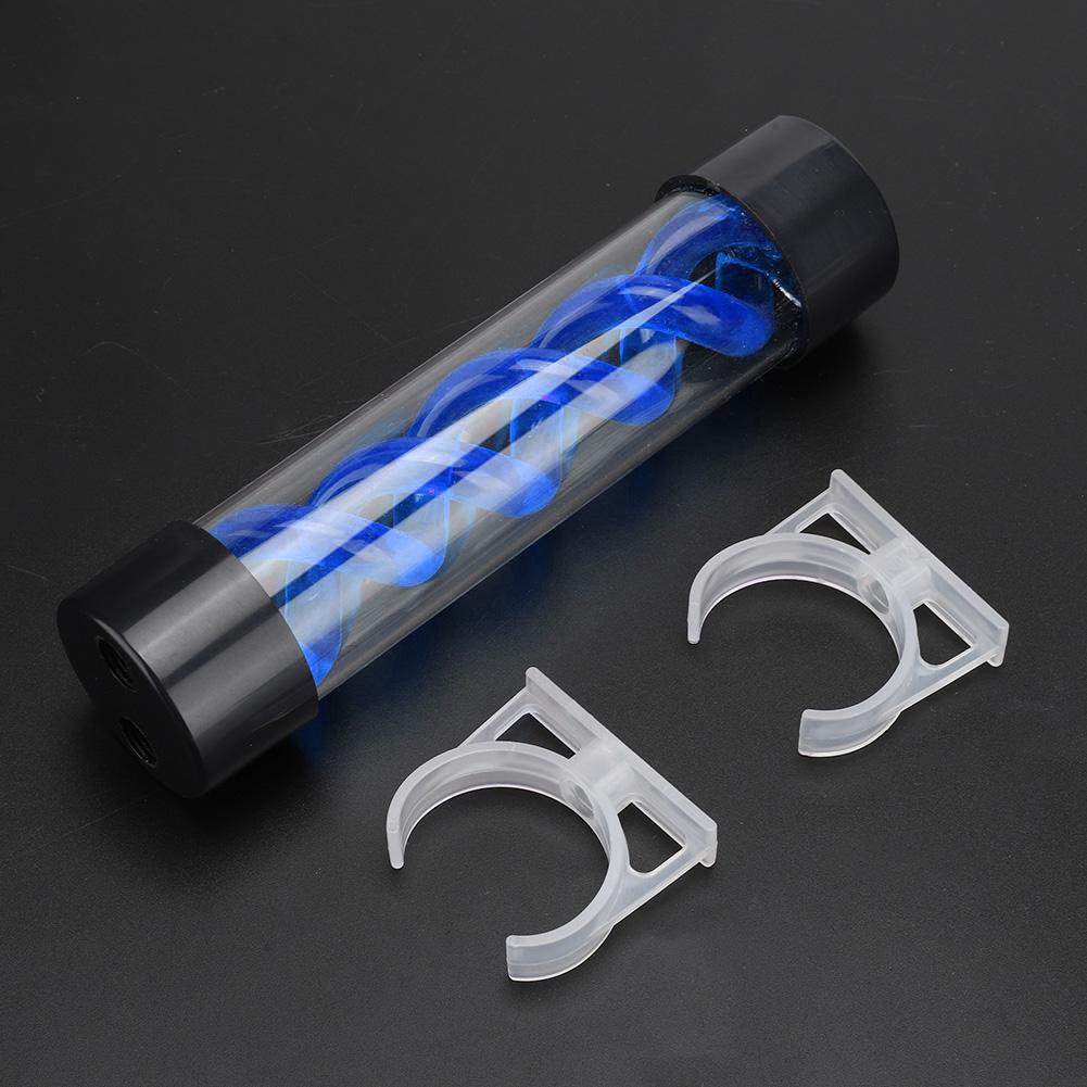 200mm Water Cooling Tank Reservoir Cylindrical Water Tank with 3 Holes G1/4 Inner Thread for PC Computer Water Cooler System