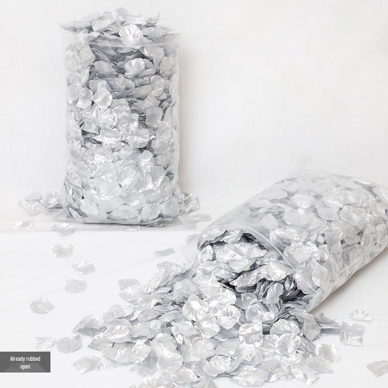 Романтический Свадебный Декор для Помолвки: Искусственные лепестки красной розы