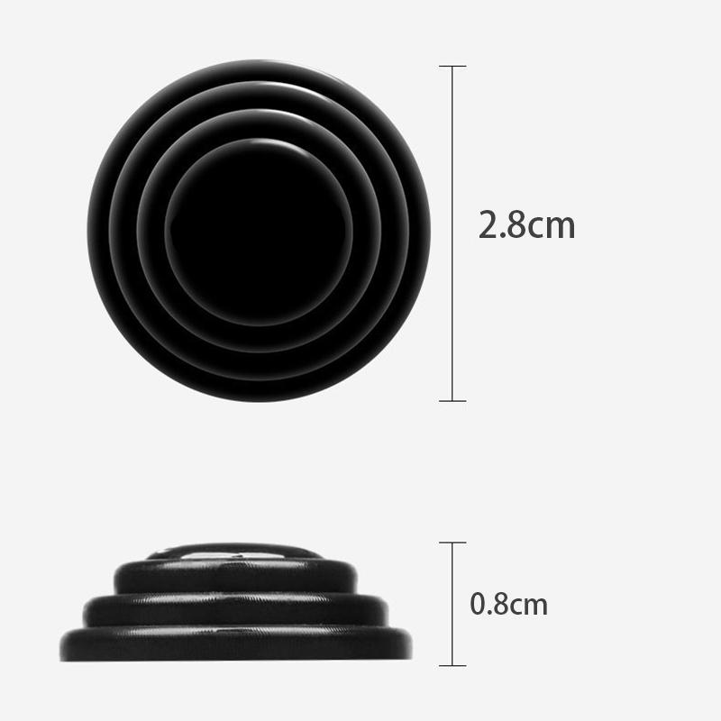 LYSH4 For Kia Rio Ceed Sportage Cerato Soul Picanto Car Silicone Door Shock Stickers Absorber Soundproof Buffer Pier auto Accessories