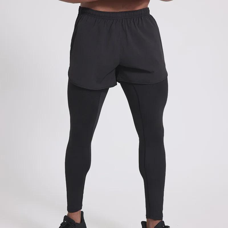 Мужские профессиональные шорты для марафона 2024 года с подкладкой — двухслойные, 3-дюймовые, тренд для легкой атлетики и фитнеса