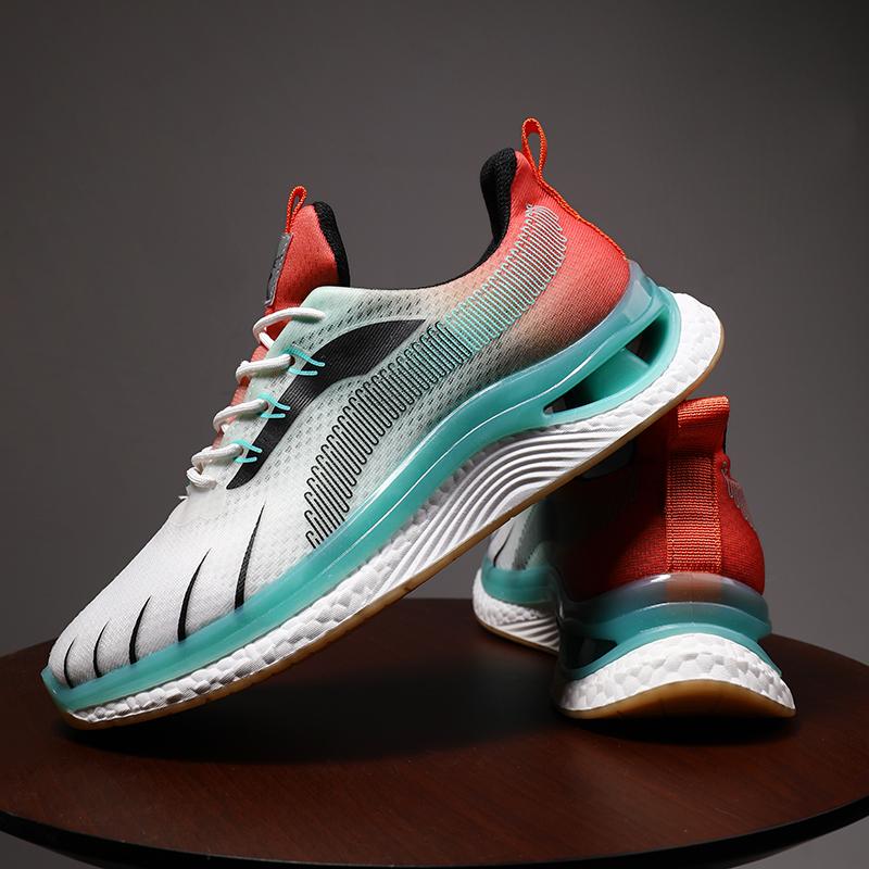 Fashion 2024 Men's Fashion Breathable Running Shoes Outdoor Training Basketball Shoes Comfortable Air Cushioned Running Shoes