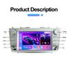 Автомобильное радио 2Din Android 8INCH для Toyota Camry XV40 2006-2011 Carplay мультимедийный плеер стерео автоаудио головное устройство навигация GPS 2+64 ГБ