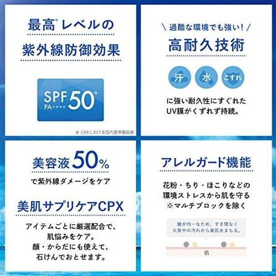 Sunkat KOSE Pro Defense Устойчивое молочко-солнцезащита UV с высоким сцеплением, водостойкое, 60 мл, легкий аромат свежего цитруса, цвет off-white, 60 (х 1)