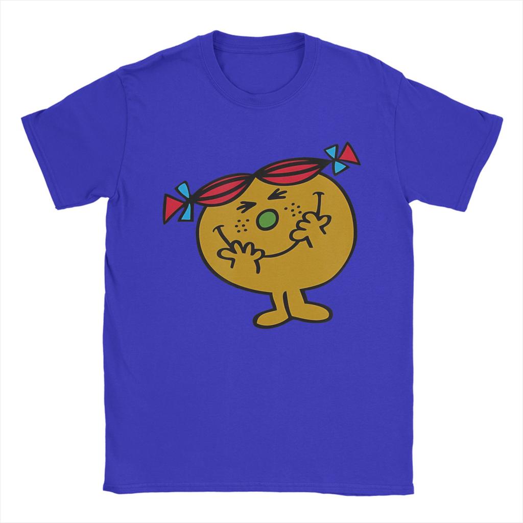 Mr Men Little Miss Trouble T Shirts Men Women Pure Cotton Leisure T-Shirt Round Neck Tee Shirt Short Sleeve Clothing Plus Size