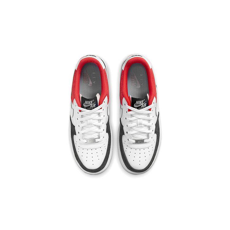 Nike Детские кроссовки Air Force 1 LV8 GS USA Белая полночь-Темно-синий Чили-красный DJ5180-100