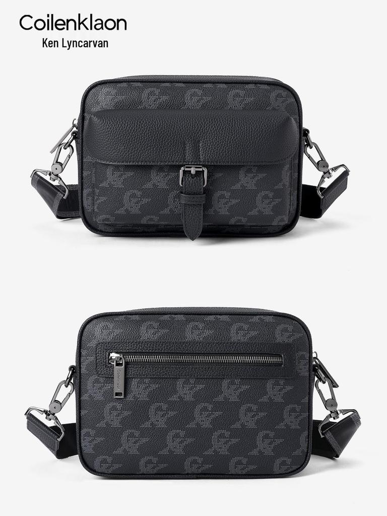 Французский бренд Мужская мягкая коровья кожа Кроссбоди и Клатч Сумка для телефона