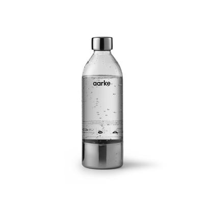 Aarke Carbonator Mini PET Bottle BPA Free PET Bottle Silver Stainless Steel (800мл) Прозрачный/Стальной