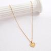 A-Z 26 Initials Name Necklaces Heart Pendant Letter Alphabets Necklace for Women 2023 Female Choker Chains Jewelry Trendy Gifts