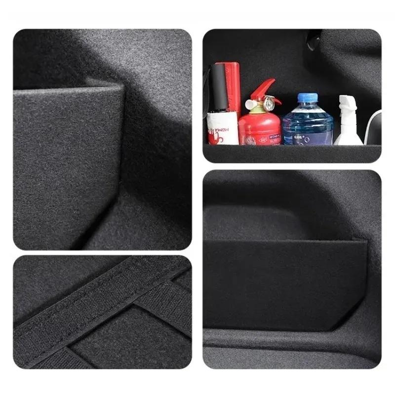 Trunk Baffle for Tesla Model 3 Y Juniper Tail Box Separate Storage Partitions Board Boot Side Baffles Organizer Trunk 2017-2025
