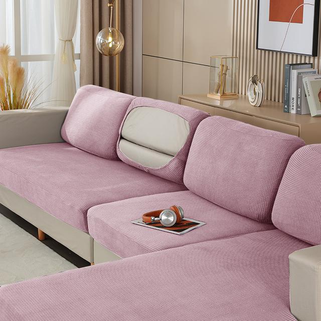 Жаккардовый чехол на подушку для дивана, эластичный нескользящий чехол на сиденье для гостиной, моющийся, моющийся, чехол на подушку для кресла, домашний декор