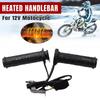 Motorcycle Hand Heated Grips Electric Molded Grips Scooter Moped Grips Hand Warmer 22mm Motocross Adjustable Hot Grip Handle