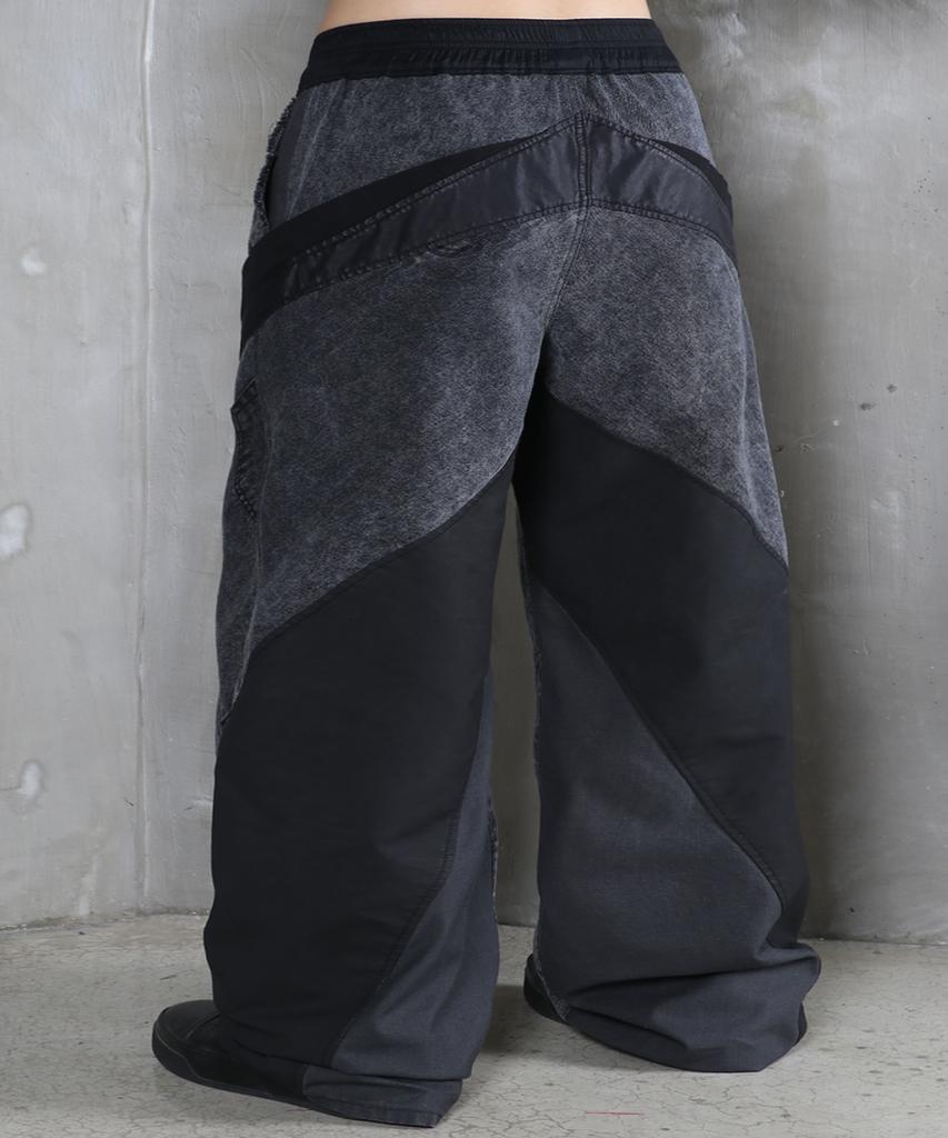 Sumilo Wide Denim Upcycled Pants Unisex