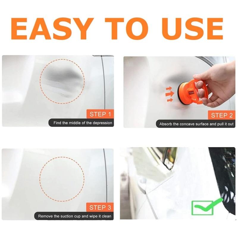 2 шт. Автомобильный съемник Сверхмощная присоска Инструмент для панелей Присоска Ремонт Кузовщина Удаление вмятин Авто Инструменты для ремонта вмятин Исправить Починить Тянуть Стекло