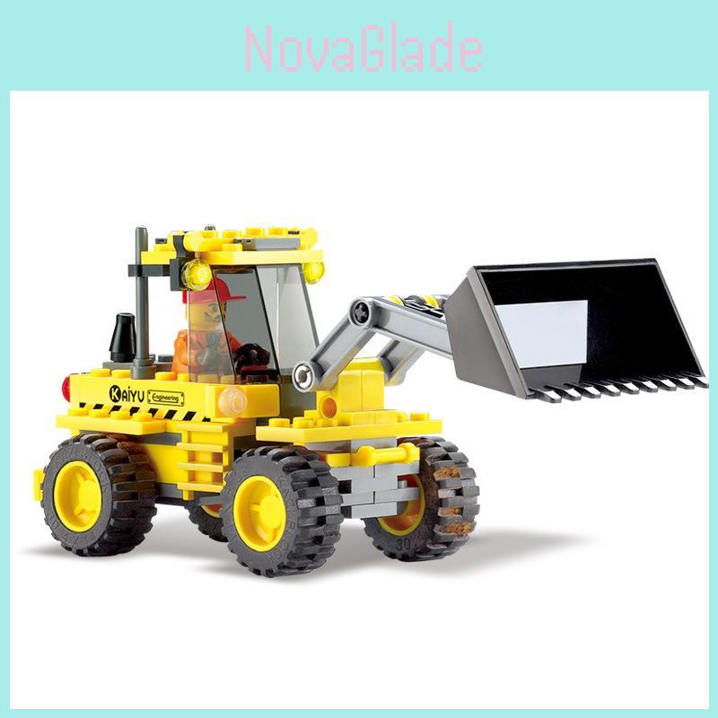 Urban Engineering Bulldozer Assembly Building Blocks Toy For Creative Play And Education