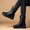 Mid-calf Martin Boots, Women's Thick-soled New Comfortable Soft-soled Shoes, Best-selling Fleece Warm Snow Boots