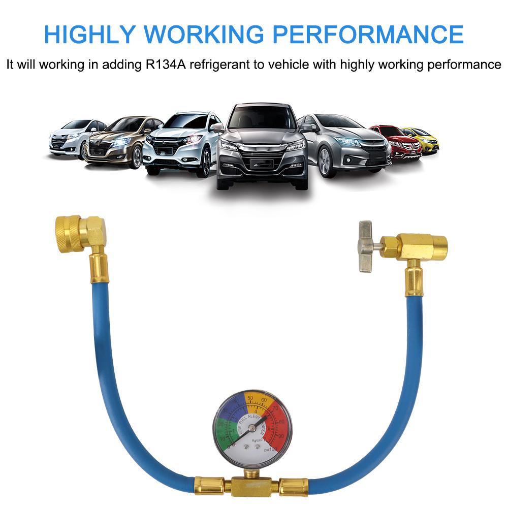 R134a Шланг для заправки кондиционера, инструменты для автомобильного кондиционера, резьба 1/2 ACME, фреон