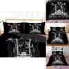 Premium Skull Duvet Set Quilt Cover Bedding In Luxury 3d Hd Print Design